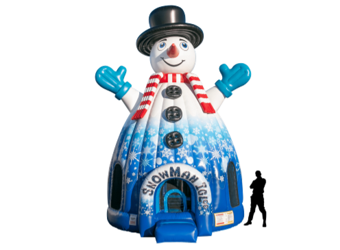 Snowman Igloo Bouncer Image